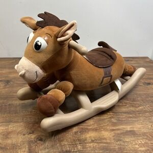 Toy Story Bullseye Musical Rocking Horse Plush Disney Pixar Kiddieland Works*